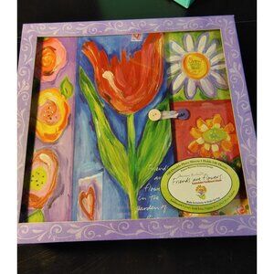 Marianne Richmond"friends are flowers"expandable photo album 4x6 photos new